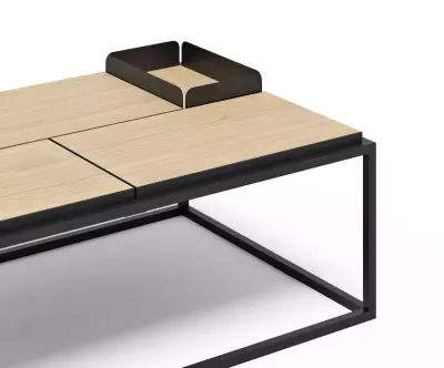 Table basse Douro s’affiche dans une allure robuste