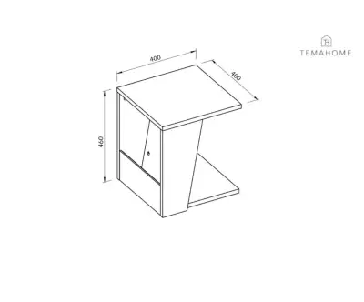 Dimensions du Table d'appoint Albi