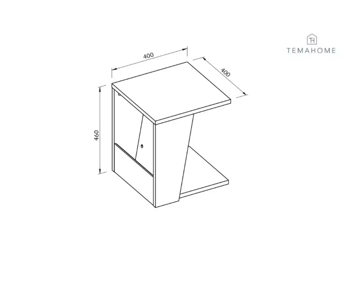 Dimensions du Table d'appoint Albi Dimensions du Table d'appoint Albi
