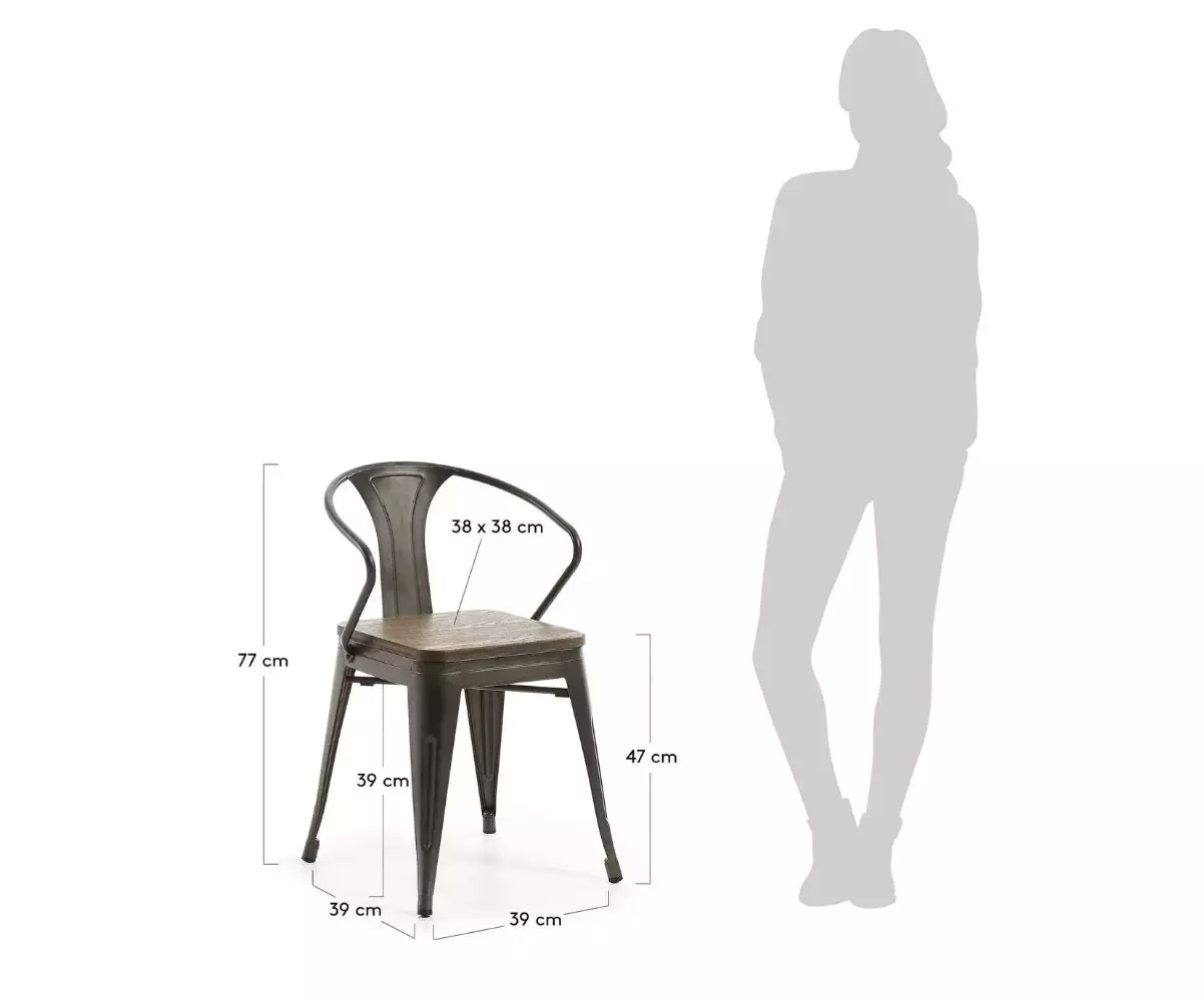 dimensions chaise en acier méta dimensions chaise en acier méta
