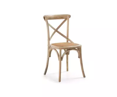chaise bistrot en bois coloris bois wood