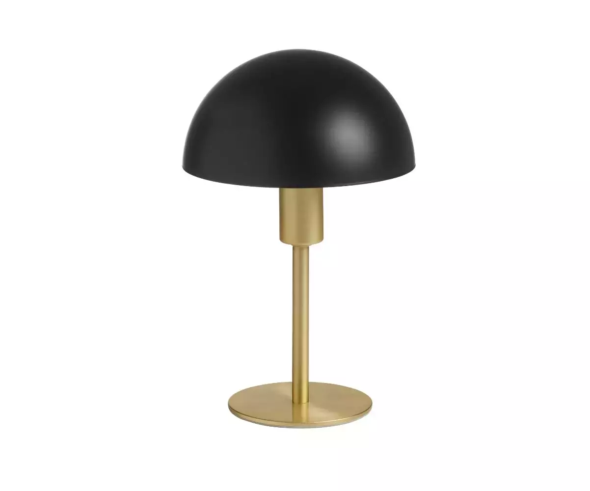 Lampe à Poser Teaupa coloris laiton et noir arbore un design moderne Lampe à Poser Teaupa coloris laiton et noir arbore un design moderne