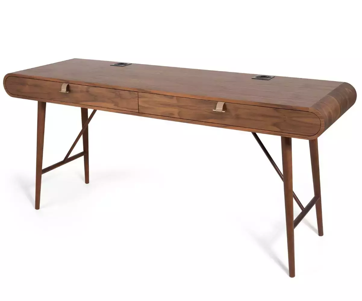 Bureau Palma en bois plaqué noyer Bureau Palma en bois plaqué noyer
