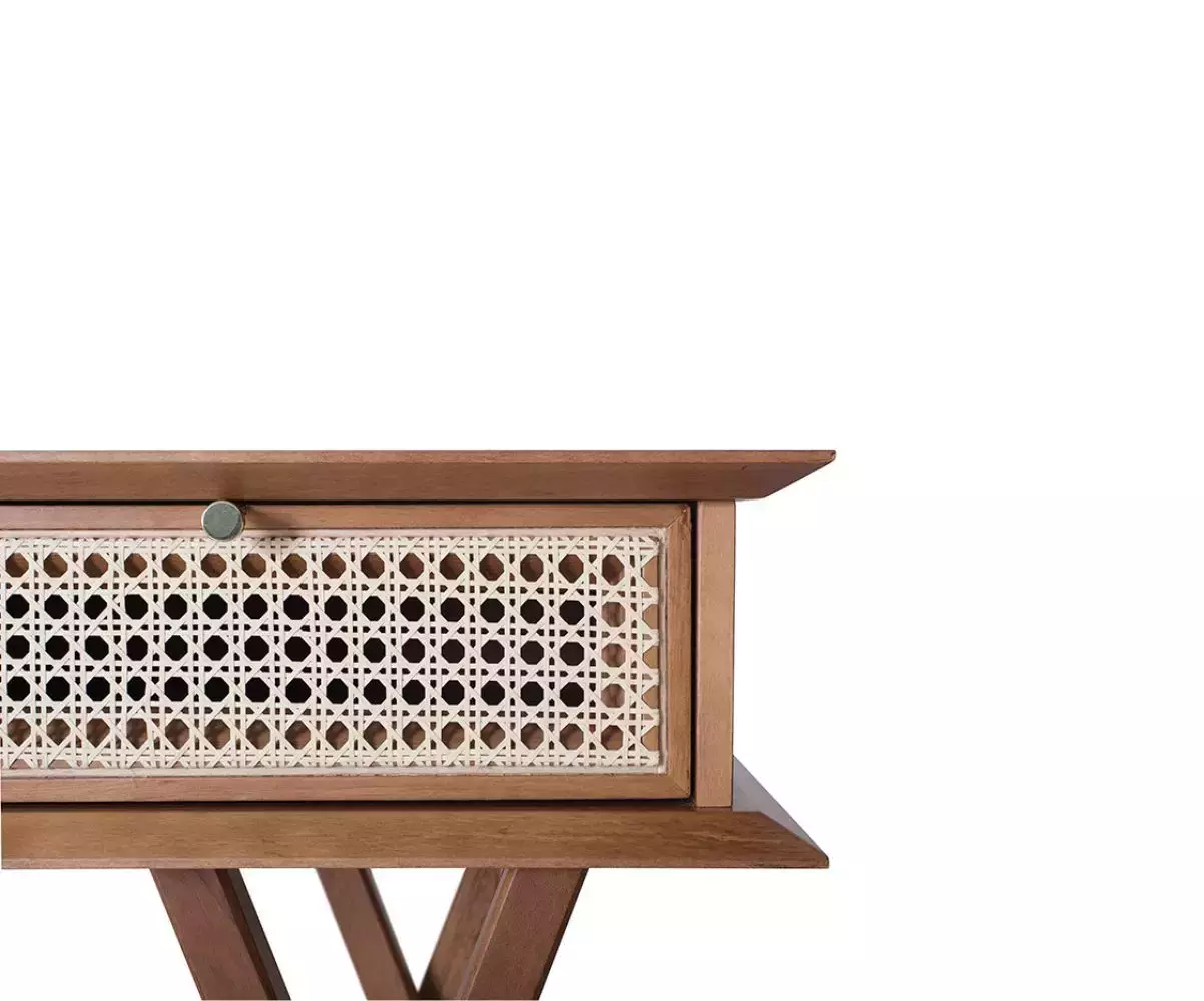 Console Dinda Les boutons dorés des poignées font toute la différence de ce meuble Console Dinda Les boutons dorés des poignées font toute la différence de ce meuble