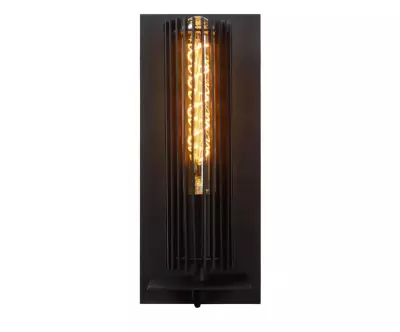 Applique murale Spica en métal noir pour intérieur