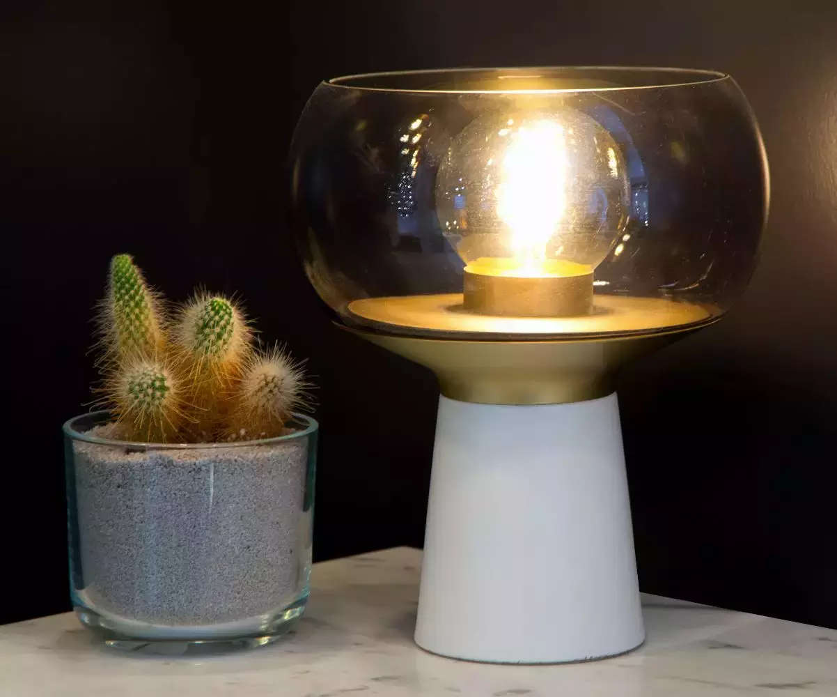 Lampe en métal et verre Rigel Lampe en métal et verre Rigel