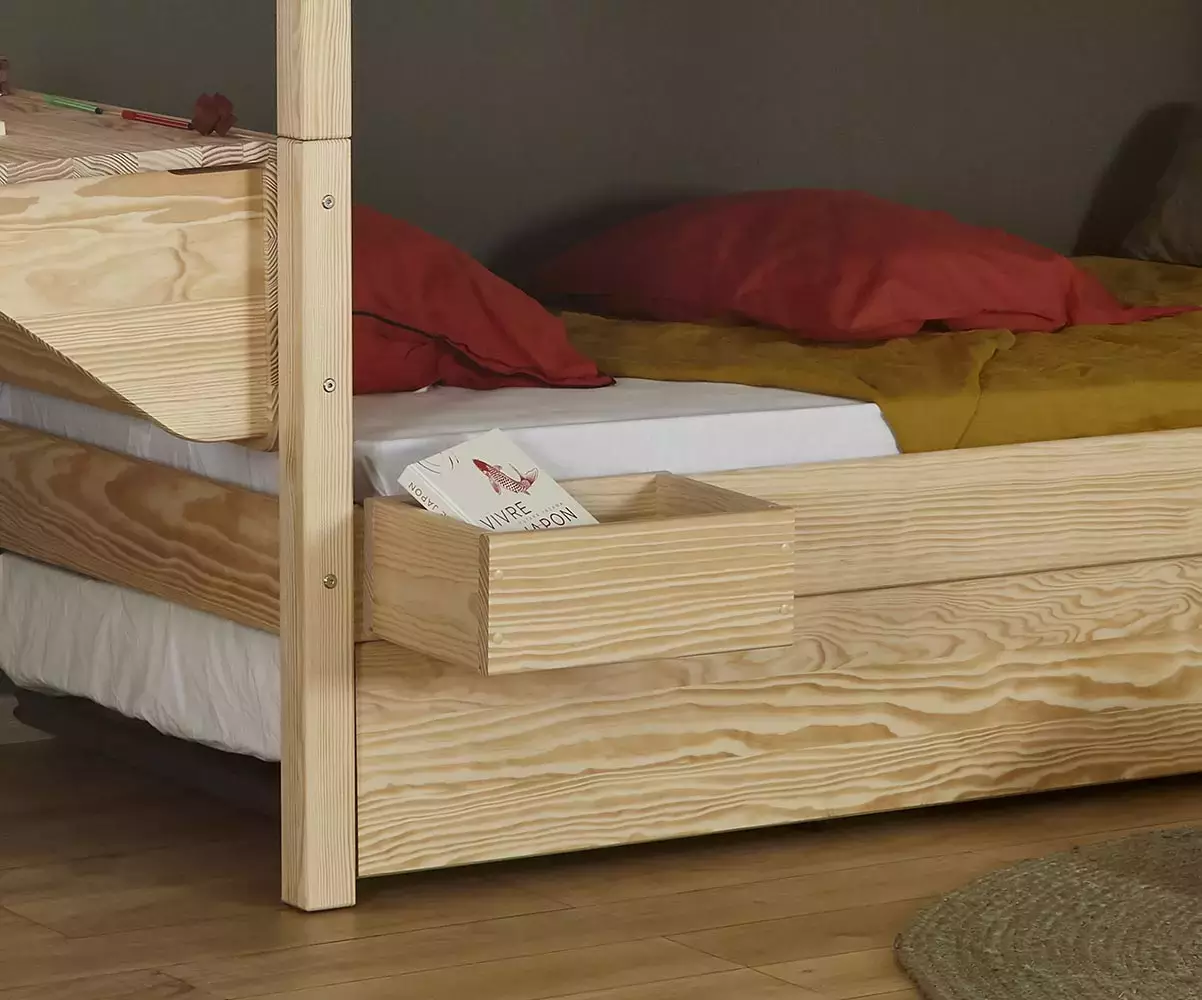 Casier de rangement Kirk en bois Casier de rangement Kirk en bois