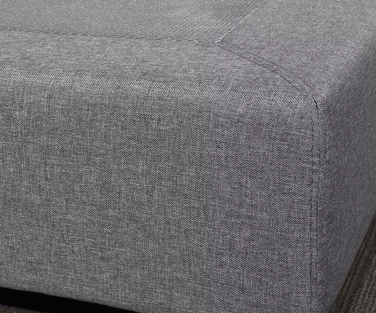 Détail tissu du sommier tapissier gris Détail tissu du sommier tapissier gris
