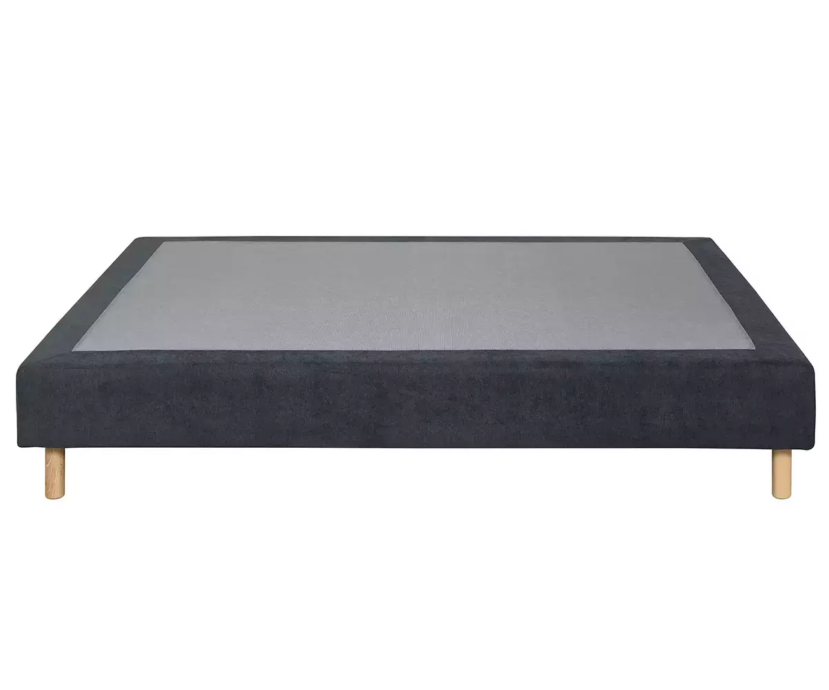 Sommier tapissier gris anthracite Sommier tapissier gris anthracite