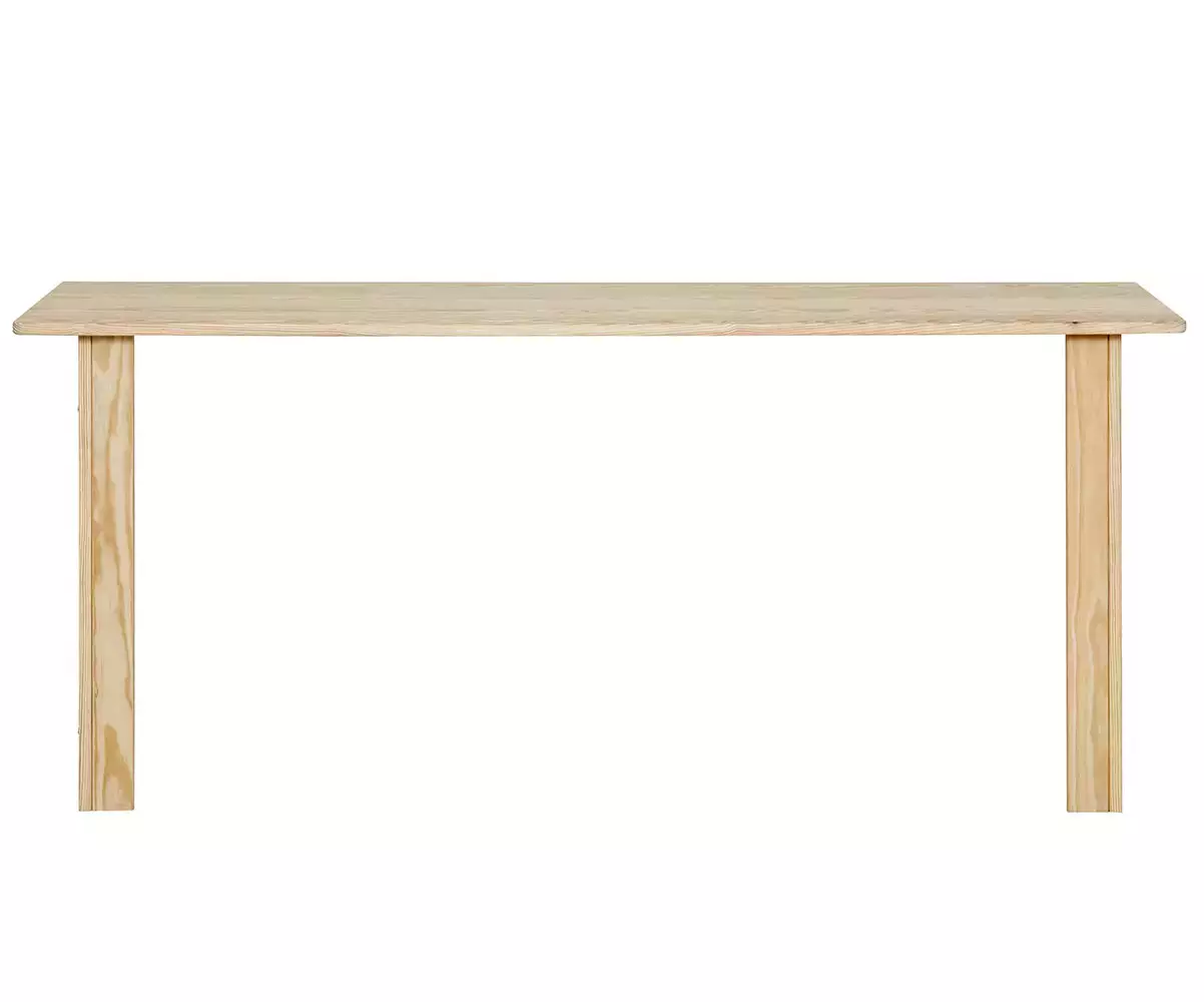 Bureau Milos bois naturel en pin massif sans nœuds Bureau Milos bois naturel en pin massif sans nœuds