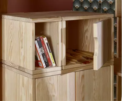 Rangement 1 porte avec niche Milos