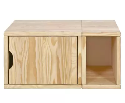 Caisson avec niche Milos en bois massif
