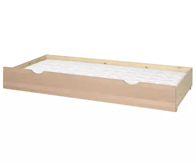Tiroir de rangement Koalaa hêtre avec matelas en option