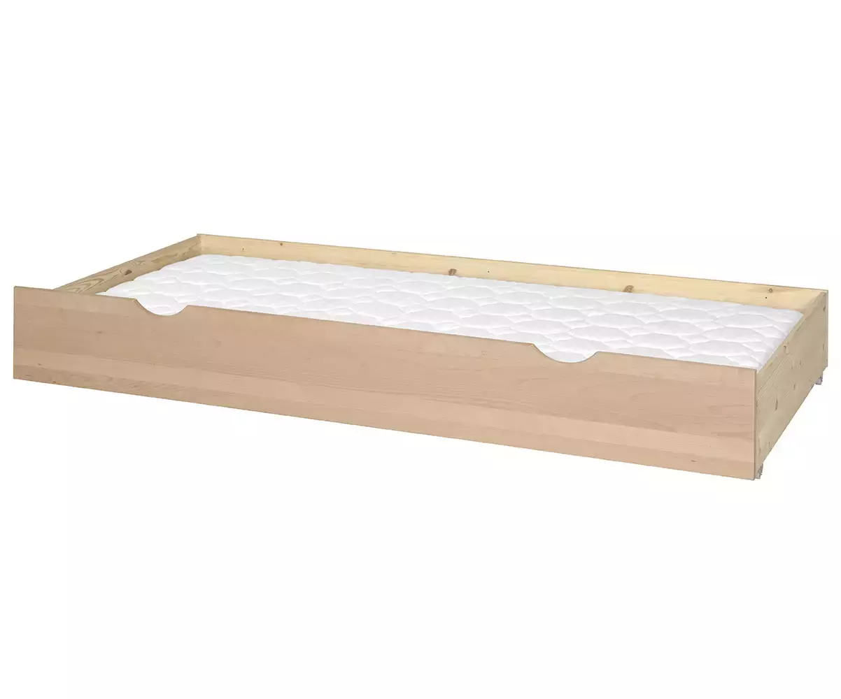 Tiroir de rangement Koalaa hêtre avec matelas en option Tiroir de rangement Koalaa hêtre avec matelas en option