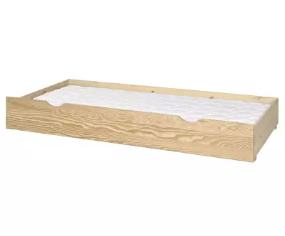 Tiroir de rangement Koalaa bois naturel avec matelas en option
