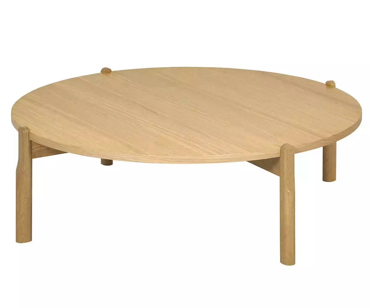 Table basse ronde Tioman en bois massif Table basse ronde Tioman en bois massif