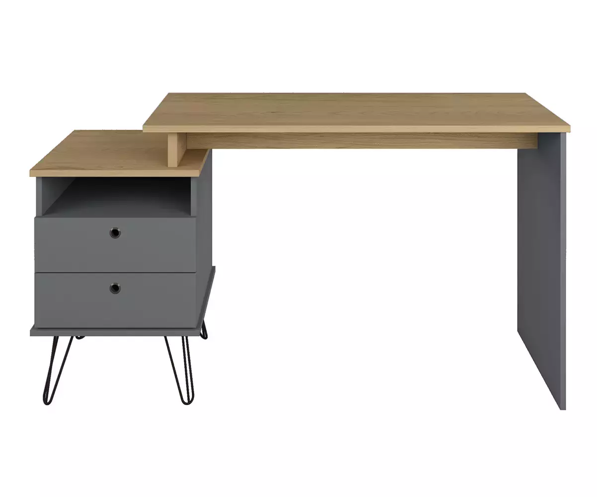Bureau Darrel avec meuble de rangement Bureau Darrel avec meuble de rangement