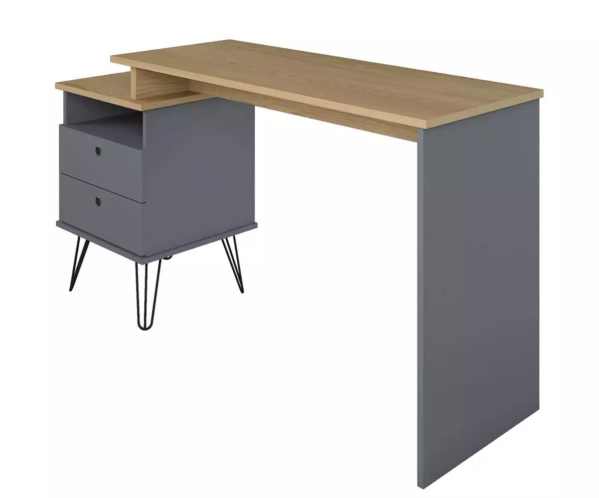 Bureau avec pieds métalliques Bureau avec pieds métalliques
