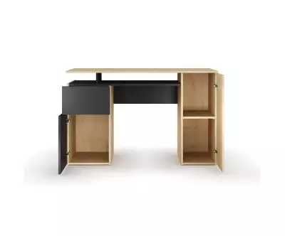 Bureau Caral avec rangements ouverts