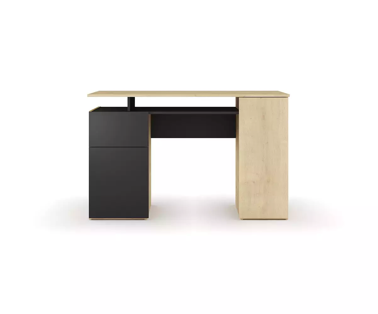 Bureau bois et noir Caral Bureau bois et noir Caral