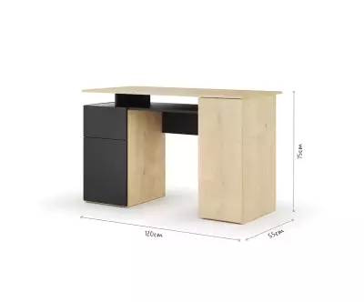 Dimensions du bureau Caral