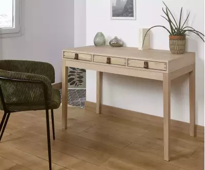 Bureau 3 tiroirs Notos