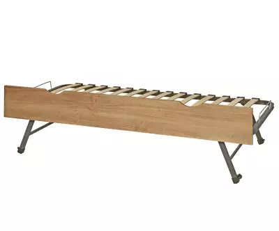 Sommier gigogne Noisette avec façade en bois massif