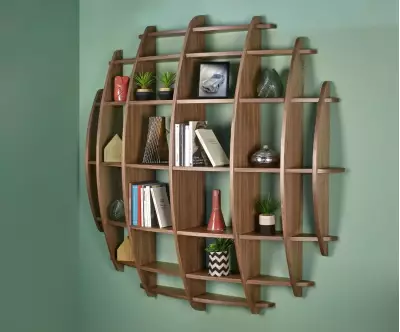Etagère Volana en noyer