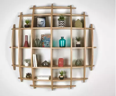 Etagère design Volana en chêne