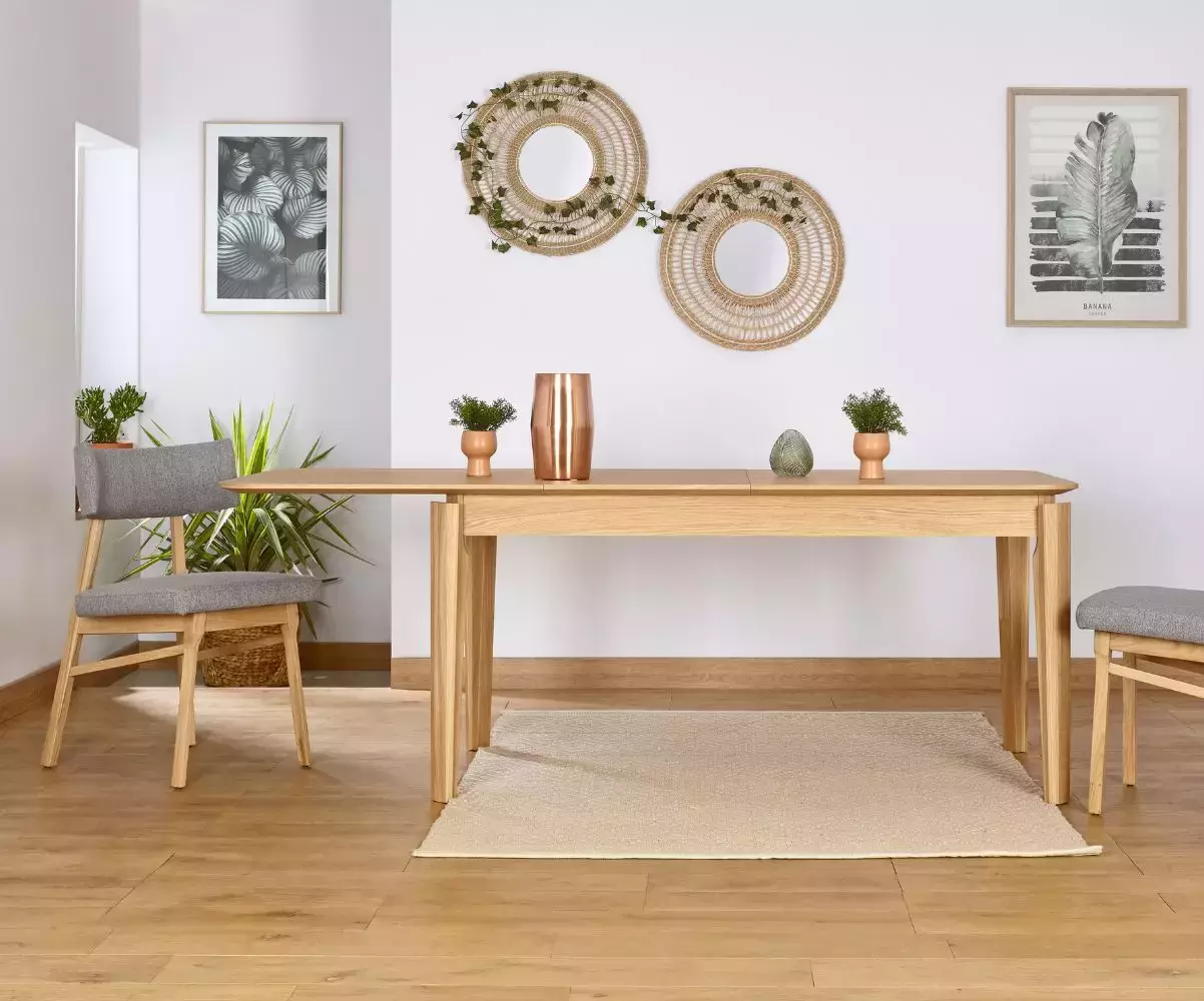 Table extensible Kutta placage chene massif Table extensible Kutta placage chene massif