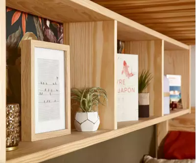 Etagère pour lit superposé en bois massif