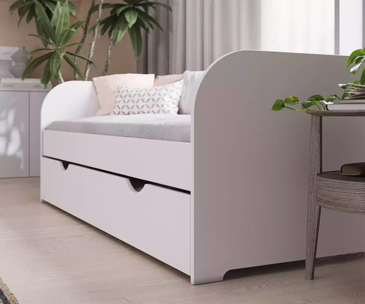Lit banquette blanc Lit banquette blanc