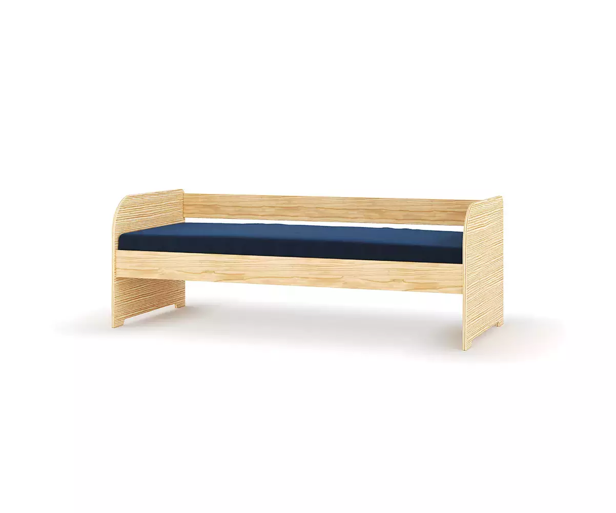 Lit banquette Flocon bois naturel Lit banquette Flocon bois naturel