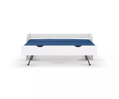 Lit Flocon avec sommier giogne ouvert