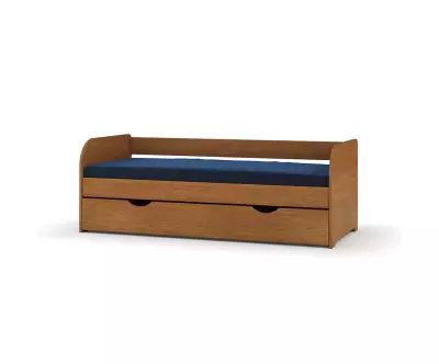 Lit gigogne 2 couchages - noisette