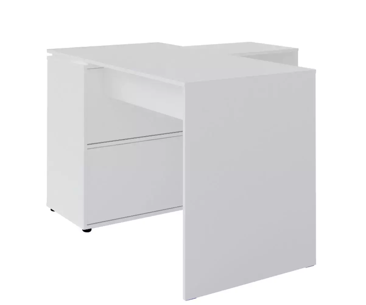 Bureau d'angle blanc Bureau d'angle blanc