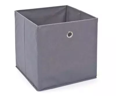 Cube de rangement en tissu Dyo gris