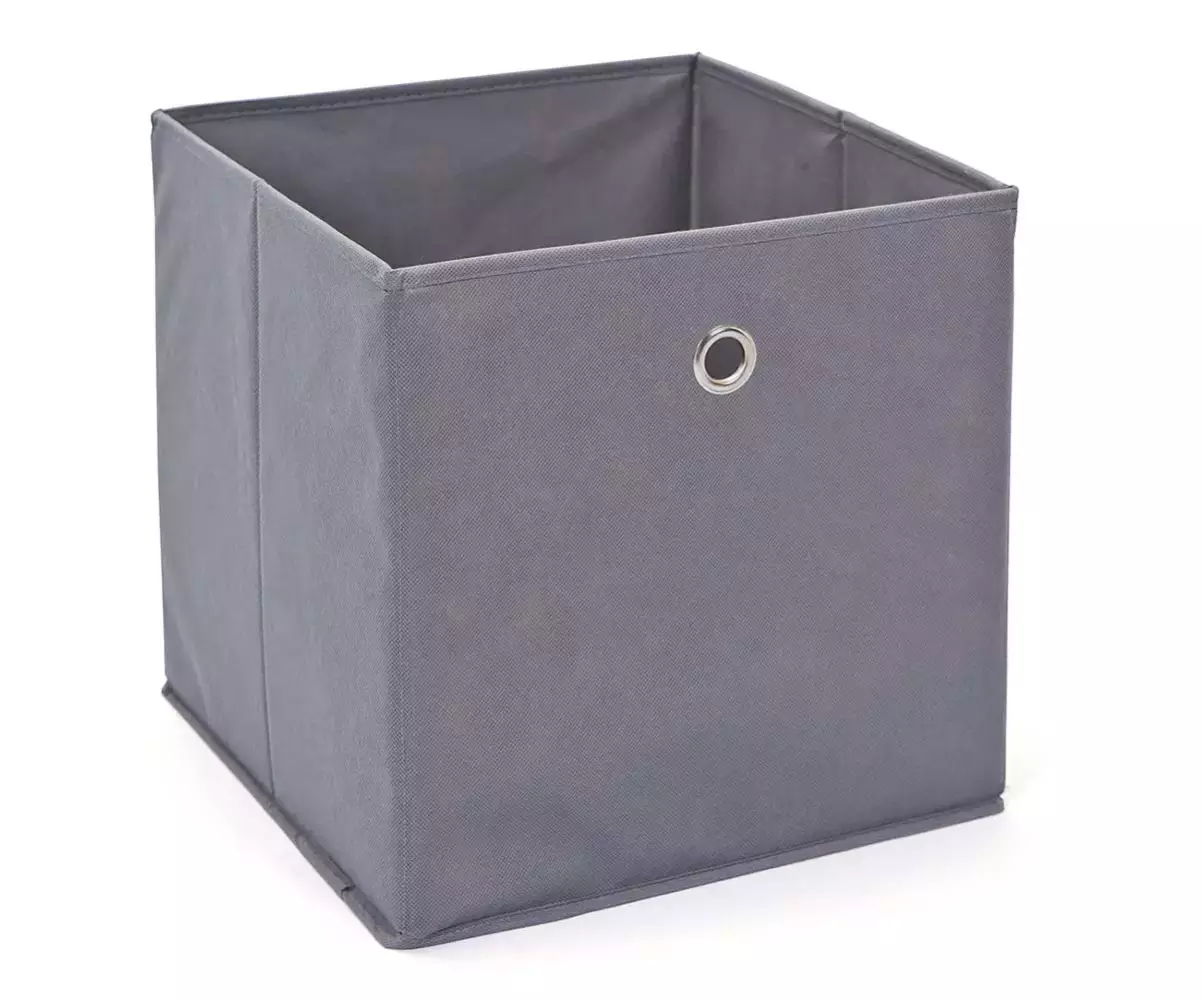 Cube de rangement en tissu Dyo gris Cube de rangement en tissu Dyo gris