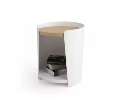 Table de chevet Loft blanc