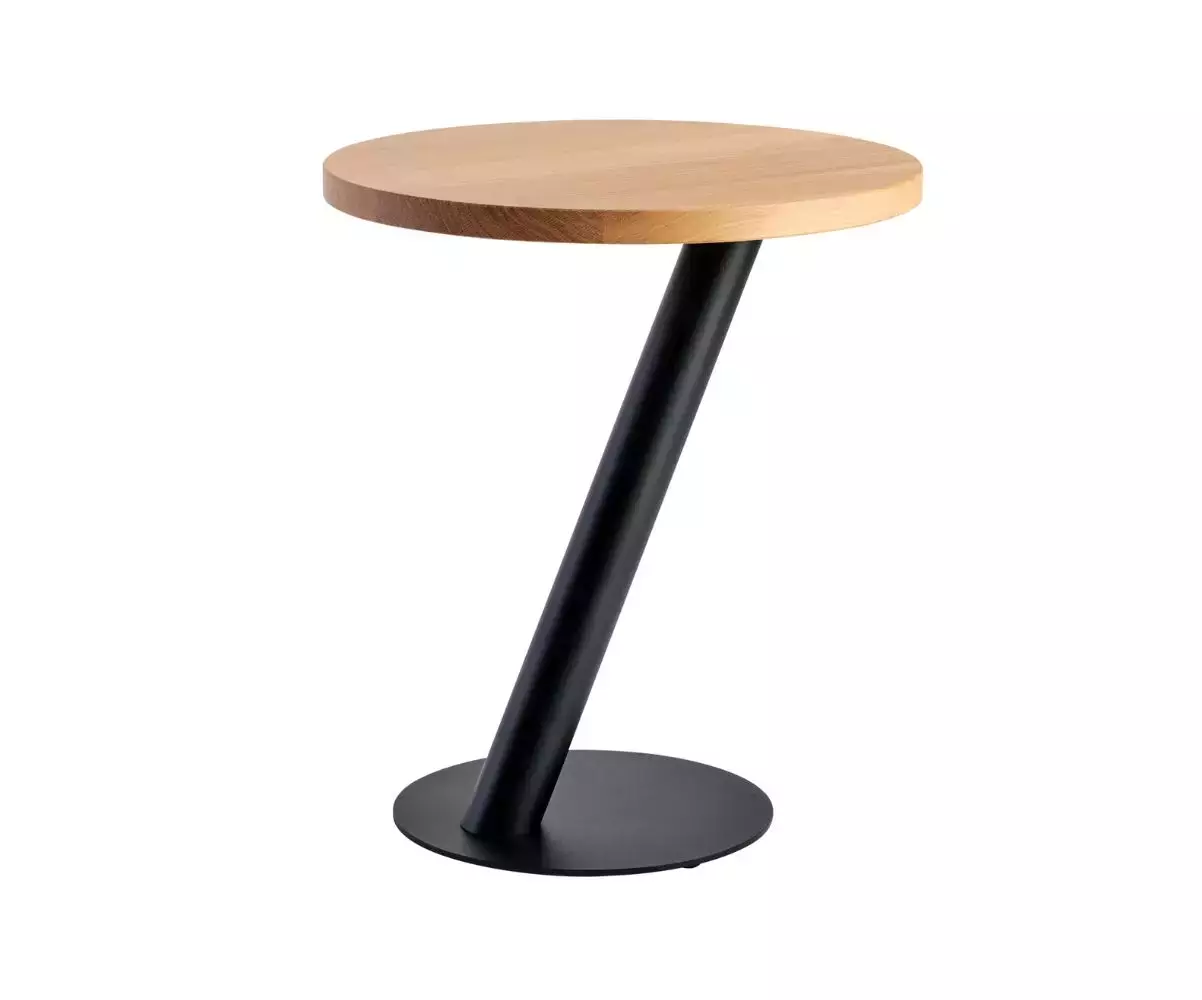 Table de chevet noir et bois Marta Table de chevet noir et bois Marta