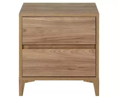 Chevet noyer Deneb en bois