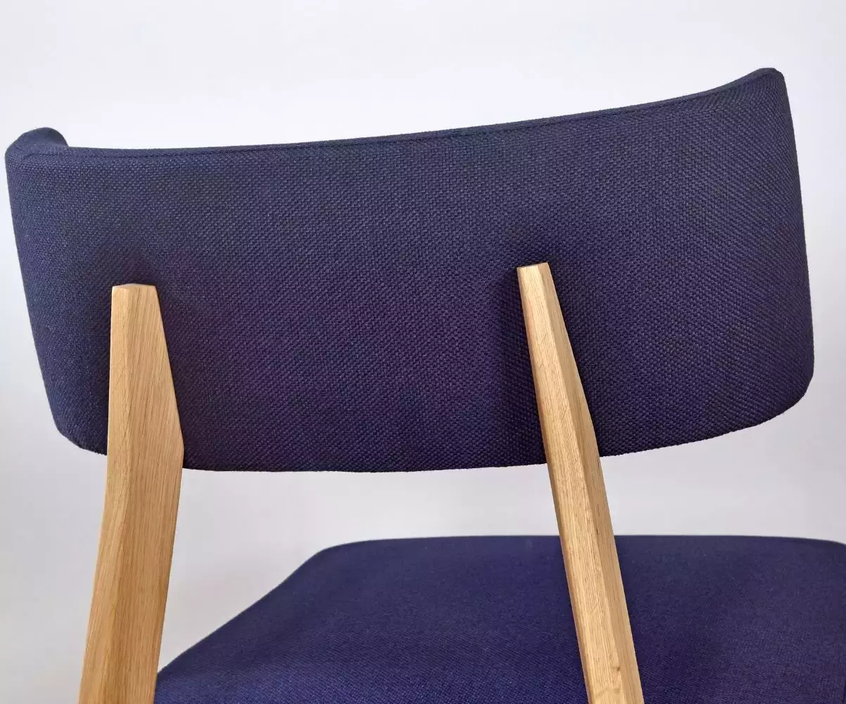 Dos chaises Elric bleu Dos chaises Elric bleu