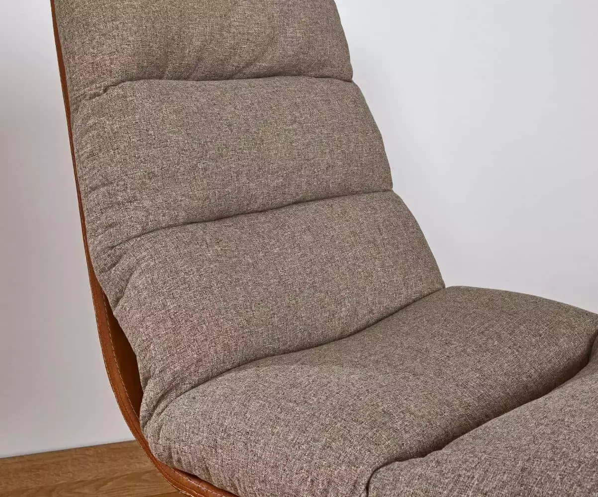 Assise chaise Akira marron et gris Assise chaise Akira marron et gris