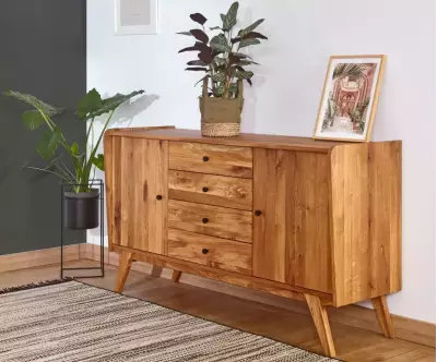 Commode 4 tiroirs Kalice en bois
