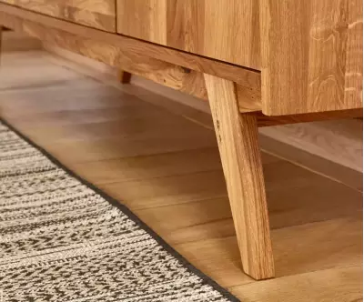 Zoom pieds commode 4 tiroirs Kalice