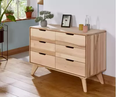 Commode 6 tiroirs Caravel en bois
