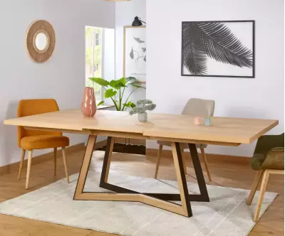 Table extensible Senau placage chene