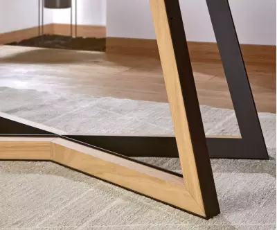 Zoom pied table extensible Senau