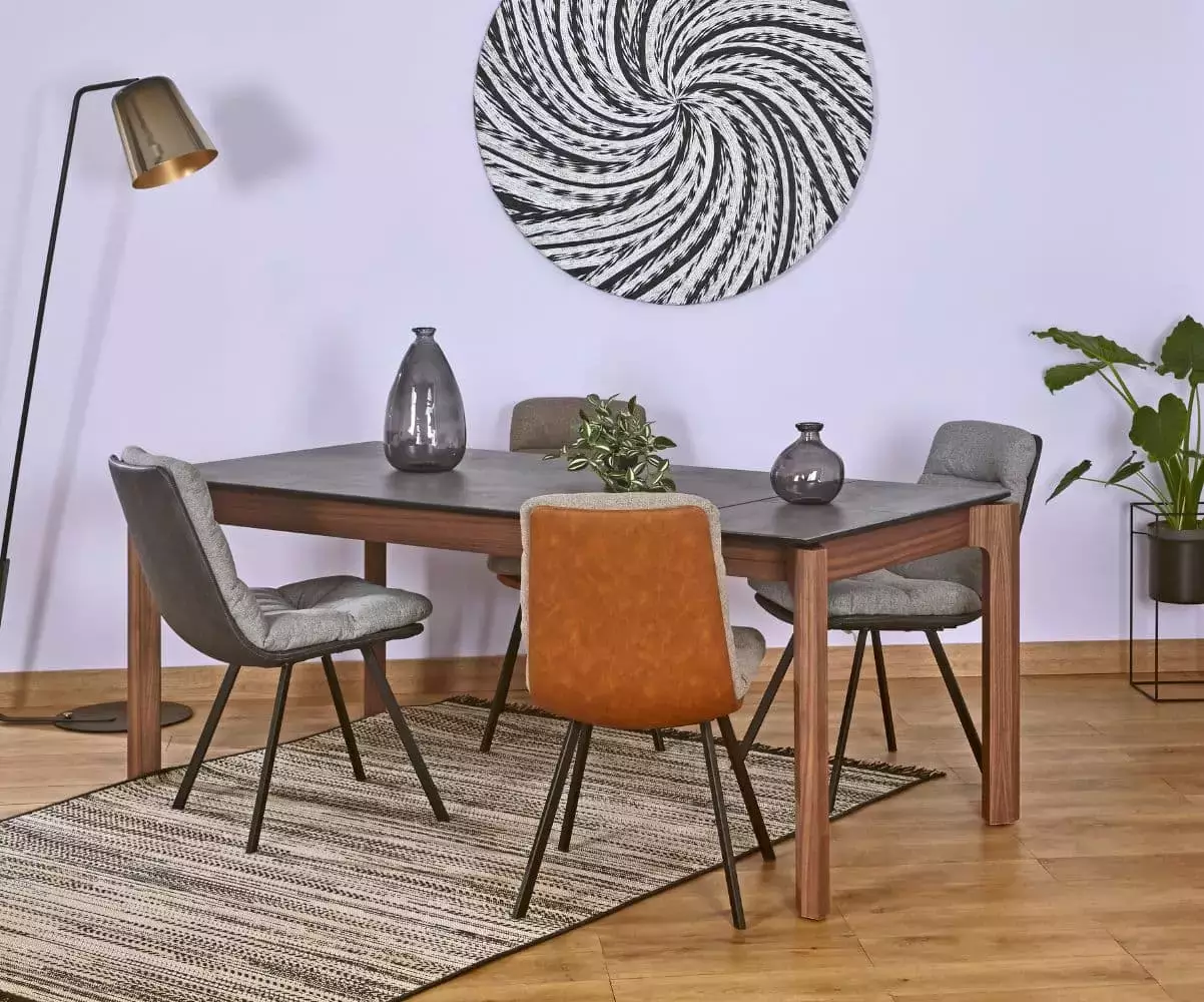 Table extensible Lantcha plateau céramique Table extensible Lantcha plateau céramique