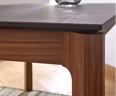 Zoom table extensible Lantcha placage noyer massif